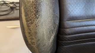 Make worn leather car seats look new [upl. by Alurd]