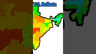 Top 5 Indian cities with most metro rail network metro metrorail indianmetro delhimetro india [upl. by Ashton]