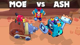 MOE vs ASH ⭐ Brawl Stars [upl. by Iruam]