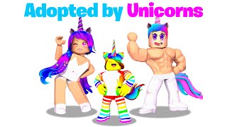 BABY Tofuu gets Adopted by UNICORN Family 🦄🦄 Roblox [upl. by Pia745]