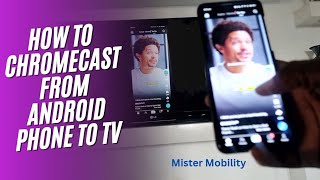 How to Chromecast from Android phone to TV How to Cast Screen on Android to TV [upl. by Konopka]