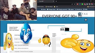 the best ATAR reaction video with 7 asians VCE 2023 [upl. by Ramoj]