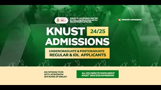 KNUST ADMISSIONS 2425AN INTERACTION WITH ADMISSION OFFICERS OF KNUST [upl. by Chesnut]