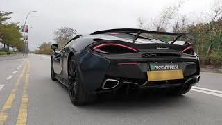 McLaren 570S with ARMYTRIX Decatted Exhaust [upl. by Elsbeth163]