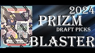 2024 PRIZM DRAFT PICKS FOOTBALL BLASTER BOX  WHY DID IT TAKE SO LONG [upl. by Hardigg]