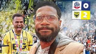 RACE TO THE CHAMPIONSHIP  BOLTON Vs OXFORD UNITED  EFL LEAGUE ONE PLAYOFF FINAL VLOG [upl. by Aisinut]