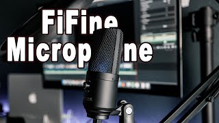 Reviewing the bigger brother the FiFine K670B usb microphone [upl. by Kimmi]