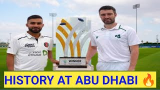 HISTORY AT ABU DHABI  😱 IRELAND create history at Abu Dhabi  IRE VS AFG [upl. by Ennirak]