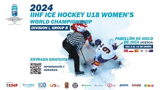 Poland  Chinese Taipei  2024 IIHF Ice Hockey U18 Womens World Championship Division I Group B [upl. by Yesor321]