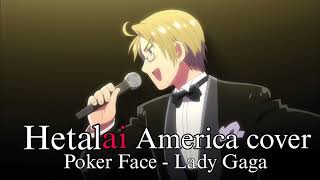 Hetalia America ai cover Poker Face [upl. by Sualohcin]