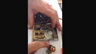 Baldwin Mortise Lock Handing Change [upl. by Ydrah]