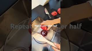 How to peel a pomegranate in 30 seconds lifehacks shorts holidayswithyoutube fruit [upl. by Any152]