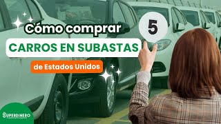 🤑🚘 Conoce cómo COMPRAR CARROS en SUBASTAS de Estados Unidos 🚘🤑 [upl. by Enomahs]