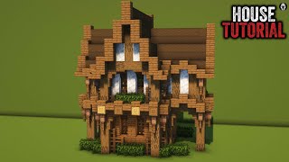 Minecraft Medieval House Tutorial [upl. by Auoy]