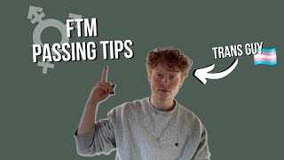 TRANSMASC PASSING TIPS  FTM TRANSGENDER [upl. by Deina]