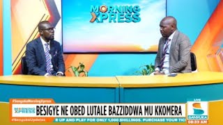 Besigye ne Obed Lutale bazzidwa mu kkomera  Sanyuka morning express [upl. by Chenay]