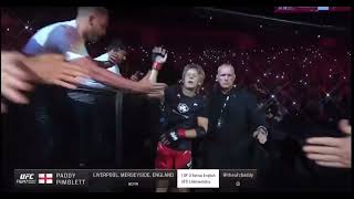 The Most Insane Walkout Since Conor McGregor Paddy The Baddy Pimblett Walkout Entrance [upl. by Brittani815]