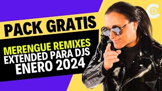 Pack Merengue VARIADO Remix Enero 2024 Gratis para DJS [upl. by Nnaharas]