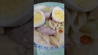 macaroni soup PinoyRecipes panlasangpinoyrecipe youtubeshorts fyp follower shorts [upl. by Tatianna]