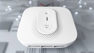 XSense XP02AR Smoke and Carbon Monoxide Detector have a Voice Alarm with a Location [upl. by Airbas]