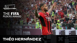 Theo Hernandez Goal vs Atalanta  FIFA Puskas Award 2022 Nominee [upl. by Uella]