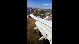 Toncontin Dangerous Aborted Landing  Tegucigalpa Honduras [upl. by Healy629]