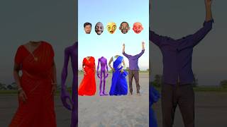 moye moye tranding song and blue Sadi women amp red sadi women and young alien head matching new game [upl. by Herstein]