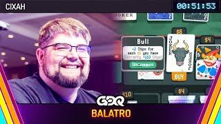 Balatro by Cixah in 5153  Summer Games Done Quick 2024 [upl. by Ilrac]