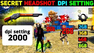 Free Fire DPI Settings  Free Fire Dpi Settings 2gb 3gb 4gb 6gb 8gb Ram Mobile  Khuni Gamers [upl. by Adela]