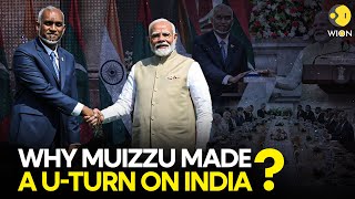 Muizzu In India Maldives Makes UTurn Begins Damage Control With India Visit  WION Originals [upl. by Idnaj74]