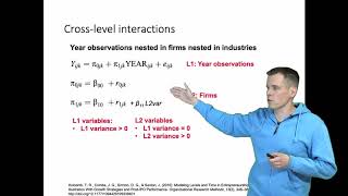 Crosslevel interactions [upl. by Rabbi]