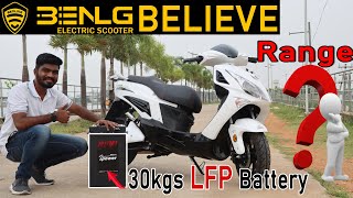 Benling BELIEVE Review  Best Electric Scooter Under 1 Lakh   Electric Vehicles India [upl. by Enneirb]