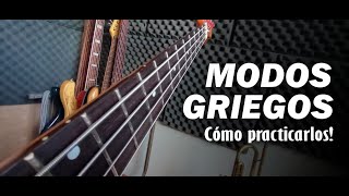 Modos Griegos en el Bajo 🎸  Como aprenderlos 🔥 [upl. by Jenette]