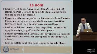 Naissance de la Bible Anciennes et nouvelles hypothèses II 2  Thomas Römer 20192020 [upl. by Acillegna]