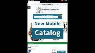 Mobile Catalog and My Account Access Instructions [upl. by Liag]