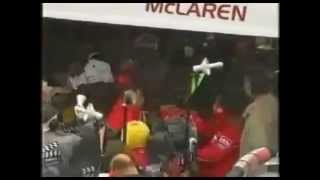 F1 Belgium 1998  Schumacher amp Coulthard Crash [upl. by Aicenert]