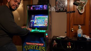 Arcade 1up space invaders to tmnt mod showcase [upl. by Novit733]