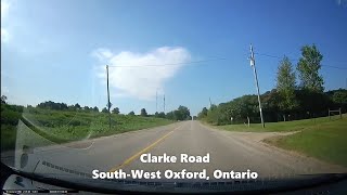 Drive from Woodstock Ontario to Ingersoll via Clarke Road Sept 2124 [upl. by Egin]