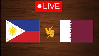 🔴 Live Philippines vs Qatar  Asian Games 2023  Live Play By Play Scoreboard [upl. by Klump946]