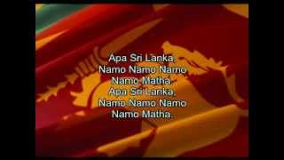 National Anthem of Sri Lanka  English Lyrics [upl. by Najtsirk]