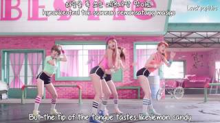 BESTie  Pitapat MV English subs  Romanization  Hangul HD [upl. by Aguie77]