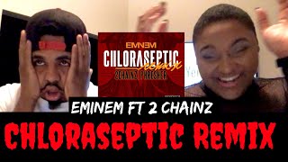 Eminem Chloraseptic Remix Ft 2 Chainz amp Phresher Reaction [upl. by Ellasal568]