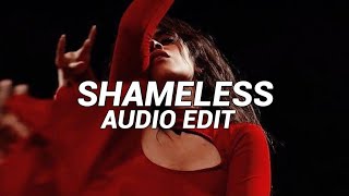 shameless  camila cabello edit audio [upl. by Noraed557]