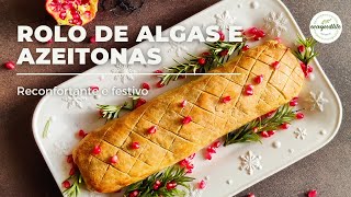 ROLO DE ALGAS E AZEITONAS NO FORNO  Macrobiótica Vegan  evagoodlife [upl. by Adia]