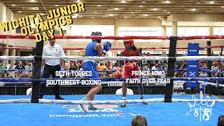 RARE FOOTAGE Of Boxers Competing At 2024 Junior Olympics Day 1 [upl. by Aynnek]