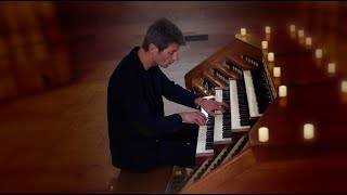 JS Bach Aria BWV 1068  Olivier Penin Basilique SainteClotilde Paris VII [upl. by Dera]