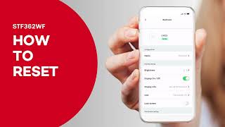 Reset STF362WF thermostat to factory settings via app [upl. by Werby835]