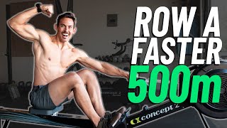 ROW A FASTER 500M Rowing Workout for SPEED [upl. by Chard]