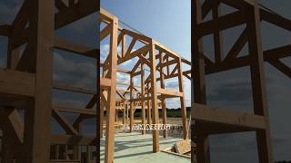 Whole home built with Timbers timberframe framing construction newbuild [upl. by Weiner]