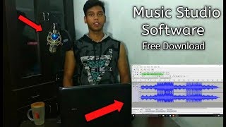 Music studio software free downloadhow to use music studio software how to setup budget musicstudio [upl. by Hewet]